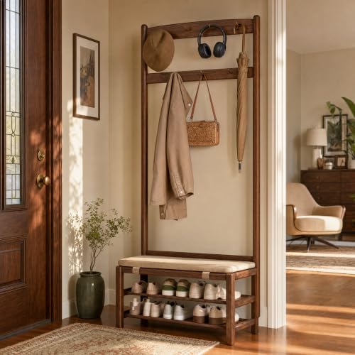 Oak Coat Rack