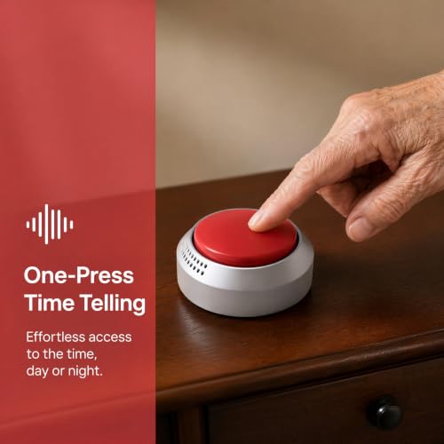 Recordable Voice Button with Large Red Push Button