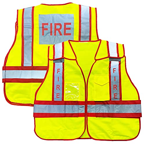 VIEWBRITE Reflective Class 2 Fire Vest Lime Green