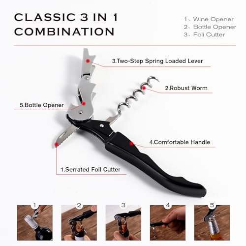 5 Pack Bottle Opener Jar Opener For Weak Hands