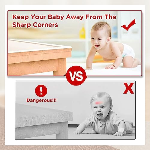 Baby Proofing Edge Protector for Kid Clear Edge Protector Strip Safety Corner Guards Child Proof Corner Bumper for Furniture