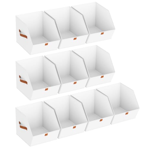 Fabric Closet Storage Cubes Square Storage Bins with Dual Handles