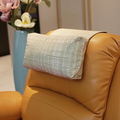 Neck Pillow for Recliner Head Pillow Adjustable Plush Pillow Neck Roll Non Slip Fleece Couch Neck Head Support Pillow for Travel Home Recliner Sofa Armchair