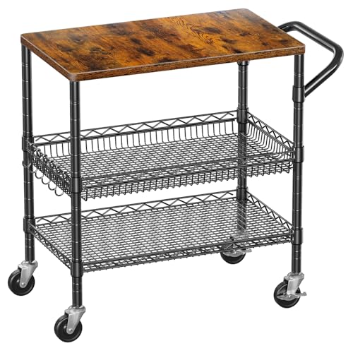 990Lbs Capacity Heavy Duty Rolling Utility Cart