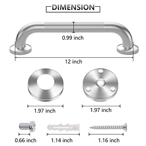 2 Pack Grab Bars for Bathtubs and Showers
