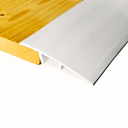 1/2" to 3/5" Height Threshold Ramp - Rubber Threshold, Floor Transition Strip, Wheelchair Ramp, Door Strip, Carpet to Tile Strip
