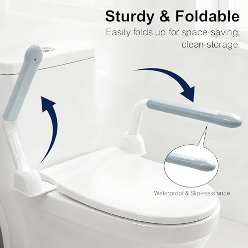 Toilet Safety Rails for Seniors with Flip