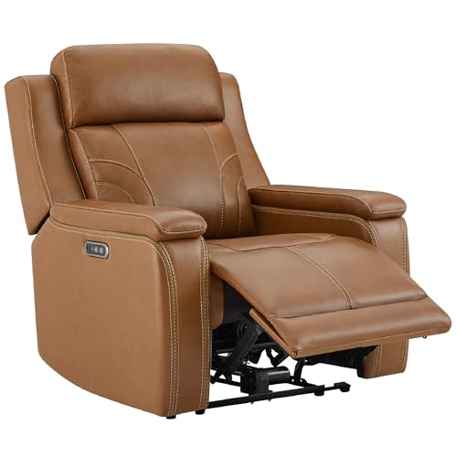Genuine Leather Power Recliner Chairs