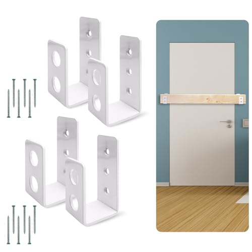 Heavy Duty Door Barricade Brackets