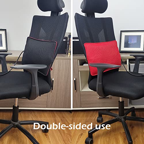 Inflatable Lumbar Support Pillow for Office Chair and Car Seat