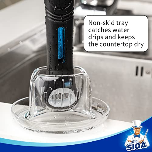 Soap Dispensing Dish Brush Storage Set