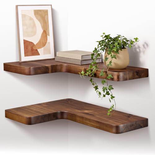 Corner Floating Shelves 17" x 12"