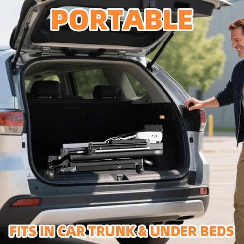 Upgrade Steel Electric Lift Chair with Advanced Wheels and PU Cushion
