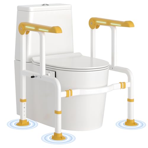 Toilet Safety Rails for Seniors with Glow