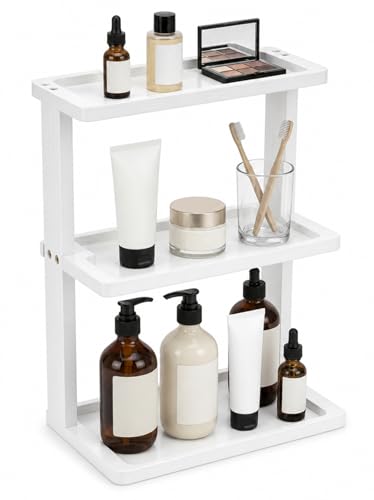 Bamboo Bathroom Counter Organizer