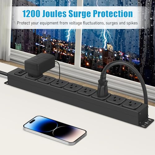 8 Outlet Magnetic Power Strip