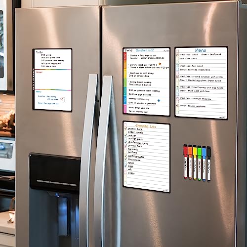 Magnetic Dry Erase Calendar Whiteboard Set
