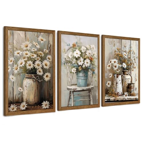 3 Pieces Framed Canvas Wall Art