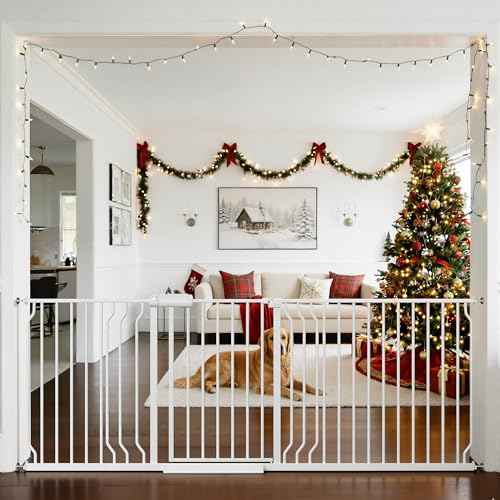Extra Wide Auto Closing Baby Safety Gate for Stairs & Doorways