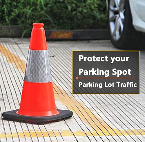 Traffic Safety Cones Orange Cones Construction Cone for Road Parking & Driveway