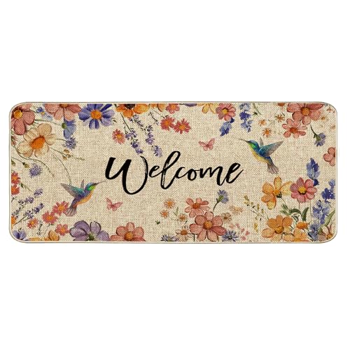 Welcome Spring Door Mat