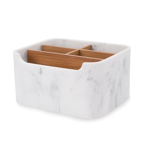 Stylish Desk Organizer and Remote Holder in Black
