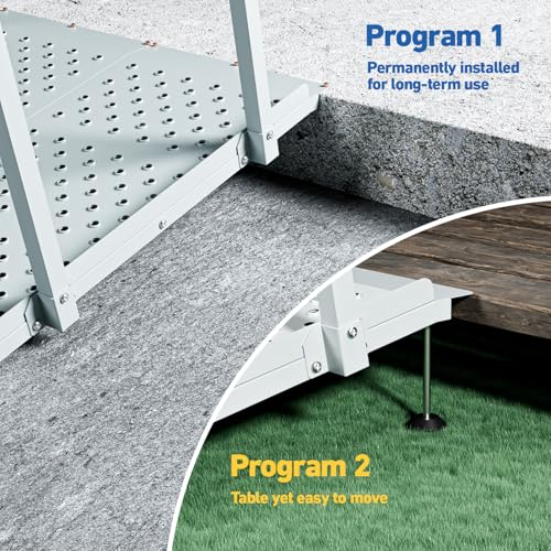 Portable Wheelchair Ramp with Handrails