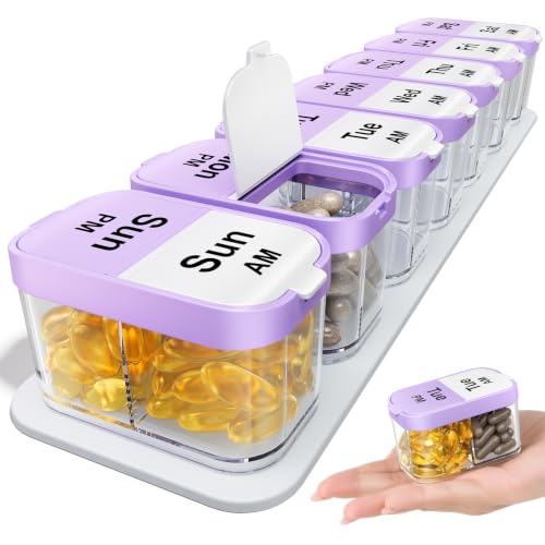 Extra Large Pill Organizer 2 Times A Day