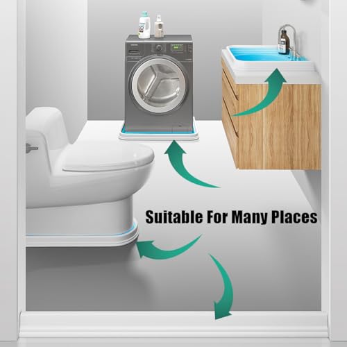 80inch Extra Height White Soft TPE Silicone Flexible Bathroom and Kitchen Water Stopper Water Retaining Stripe