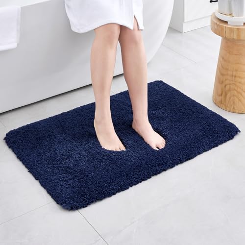 Bathroom Rug Non Slip Fluffy Bath Mat for Bathroom Floor Washable Plush Luxury Bath Rug for Tub Soft Shaggy Shower Sink Mat