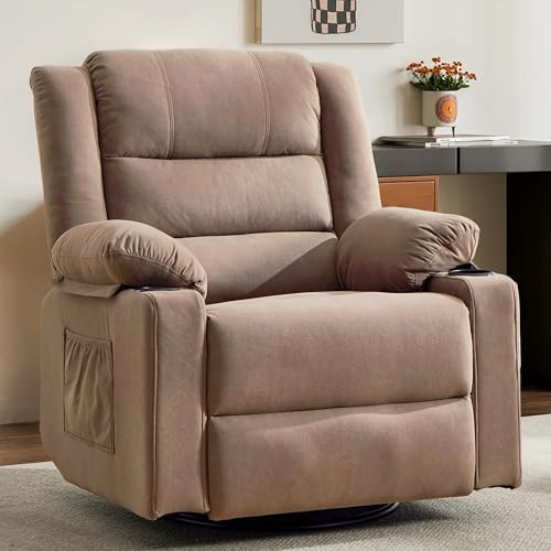 360°Swivel Rocker Recliner Chair for Adults