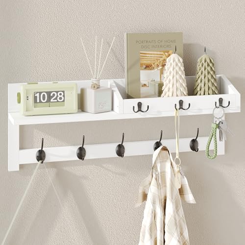 Wall Hooks with Shelf