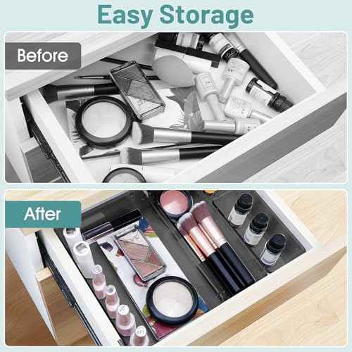 25 PCS Plastic Drawer Organizer Set