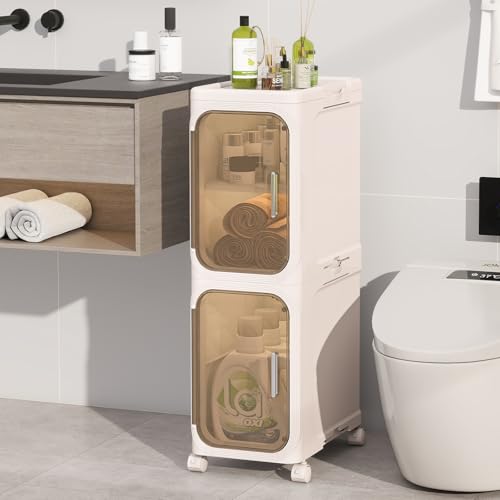 Slim Bathroom Storage Cabinet