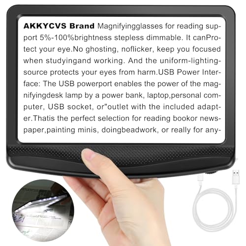 Rechargeable Magnifying Glass with Light