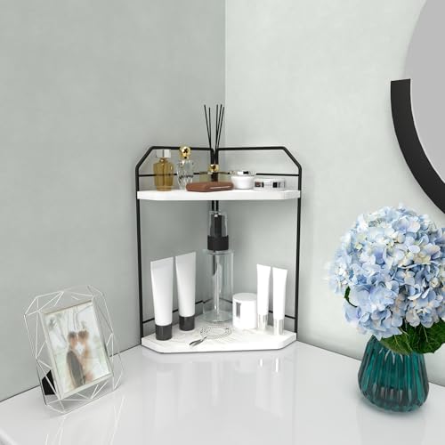 Corner Bathroom Counter Organizer
