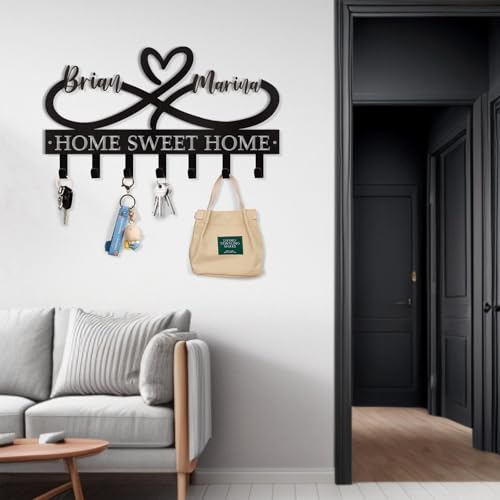 Personalized Key Holder for Wall