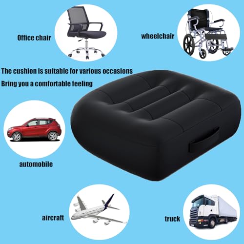 with Carry Handle Comfortable Cushion for Home Office Chair Pad Car Seat Cushion Effectively Increase The Field of View by 12cm