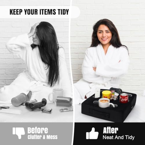 Couch Cup Holder Pillow Tray