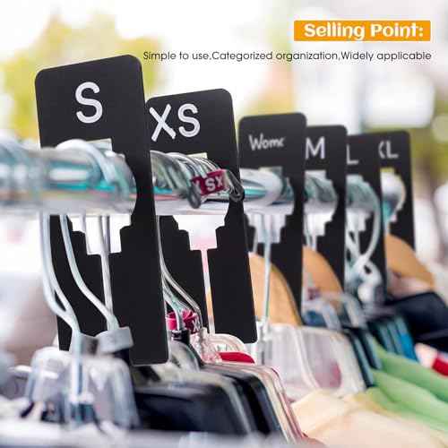 Closet Rack Dividers Rectangular with Marker Pen