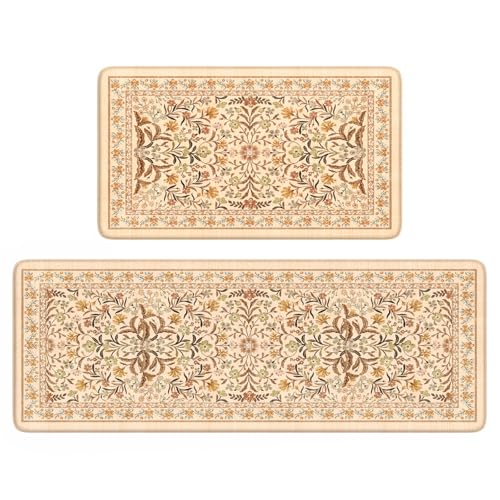 Modern Floral Kitchen Mats