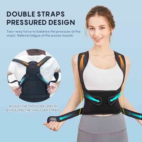 Adjustable Posture Corrector Back Braces for Women and Men