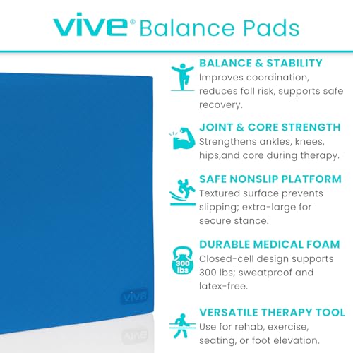 Balance Pad Foam Large Yoga Mat Trainer for Physical Therapy