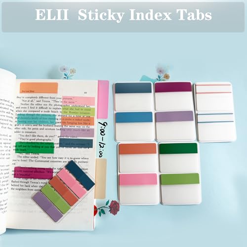 500 Pieces Tabs 2 Inch Sticky Index Tabs