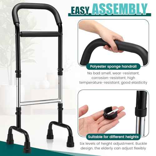 Walking Cane Standing Aid Adjustable Stand Assist Aid