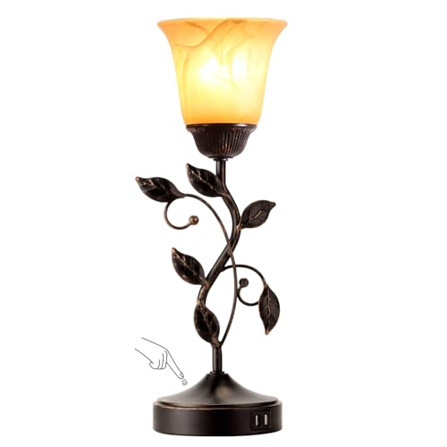 Touch Control Table Lamp with 2 USB Charging Ports