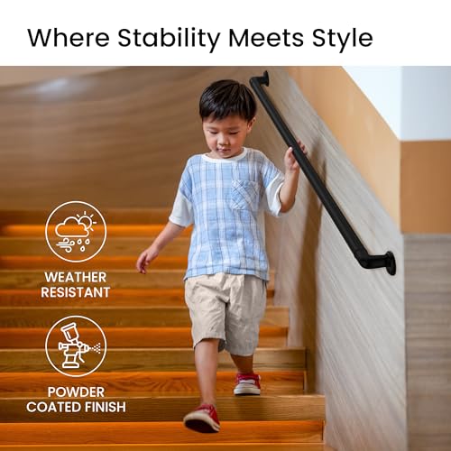 Meranti Aluminum Handrail for Stairs