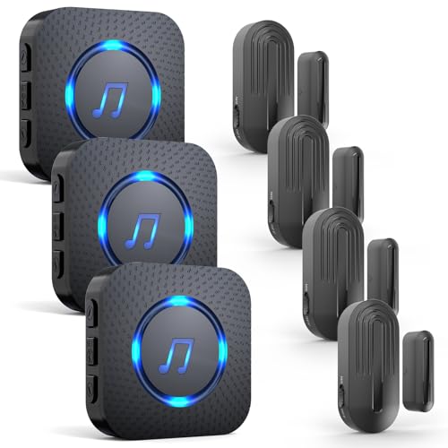 Door Chime Wireless Door Chimes When Door Open Entry for Business
