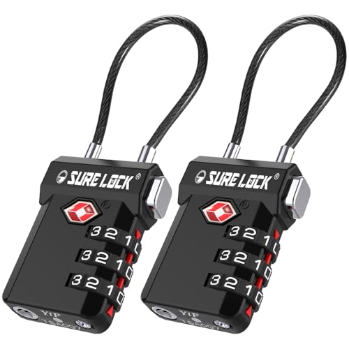 3 Digit TSA Approved Luggage Locks