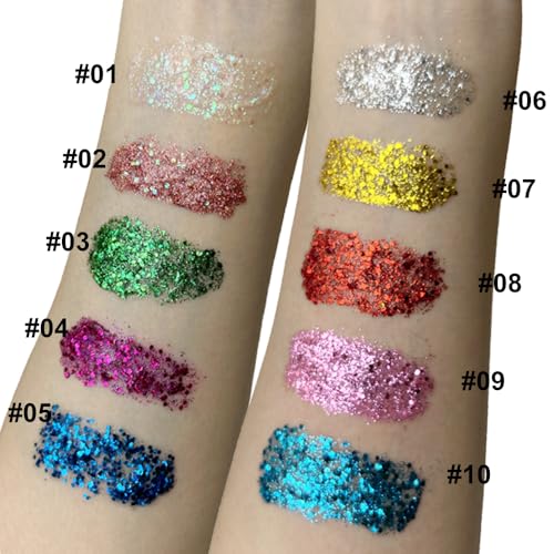Body Glitter Gel Set